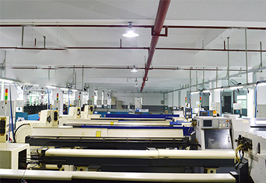 CNC數控車床走心機（jī）加工車間（jiān）展示圖 